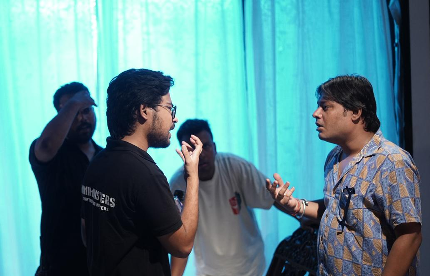 Behind the scenes